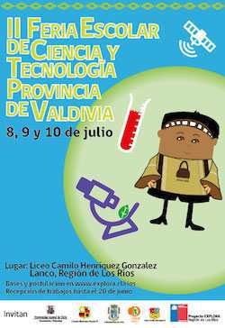 Convocan a participar en la II Feria Escolar de Ciencia y Tecnología Provincia de Valdivia