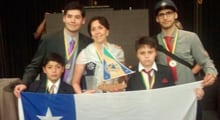 Estudiantes de Valdivia representaron a Chile en la Expo-Science International en Brasil