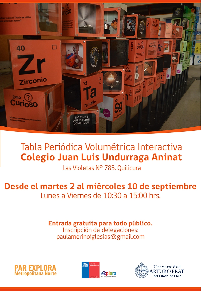 Visita la Tabla Periódica Interactiva en Quilicura