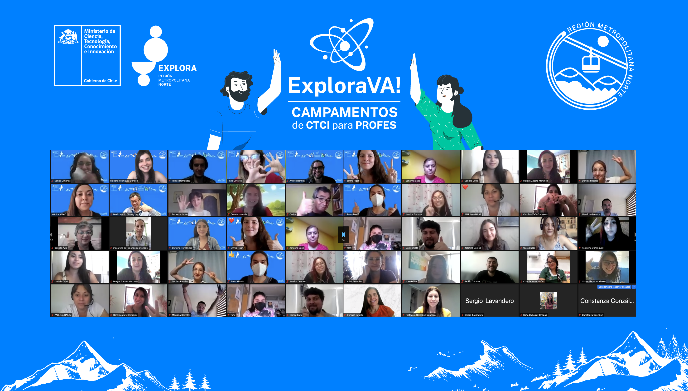 La virtualidad no fue un obstáculo para vivir la ciencia en el Campamento Explora VA! Región Metropolitana Norte