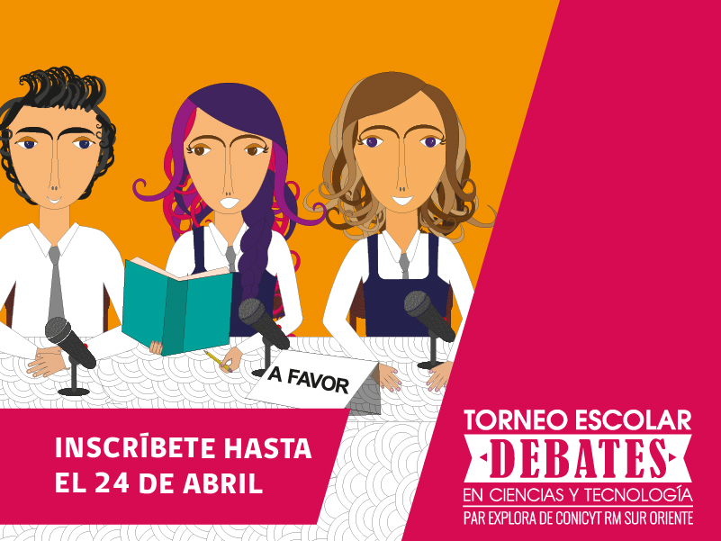 Te invitamos a ser protagonista: Participa en el VI Torneo Interescolar de Debates en Ciencias y Tecnologías.