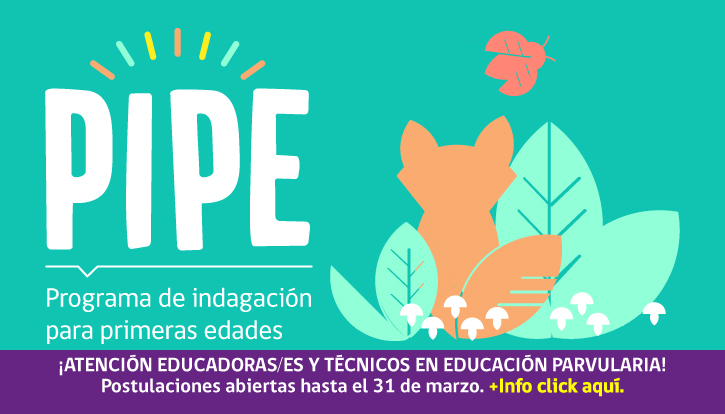 Se parte del Programa de Indagación para Primeras Edades (PIPE)