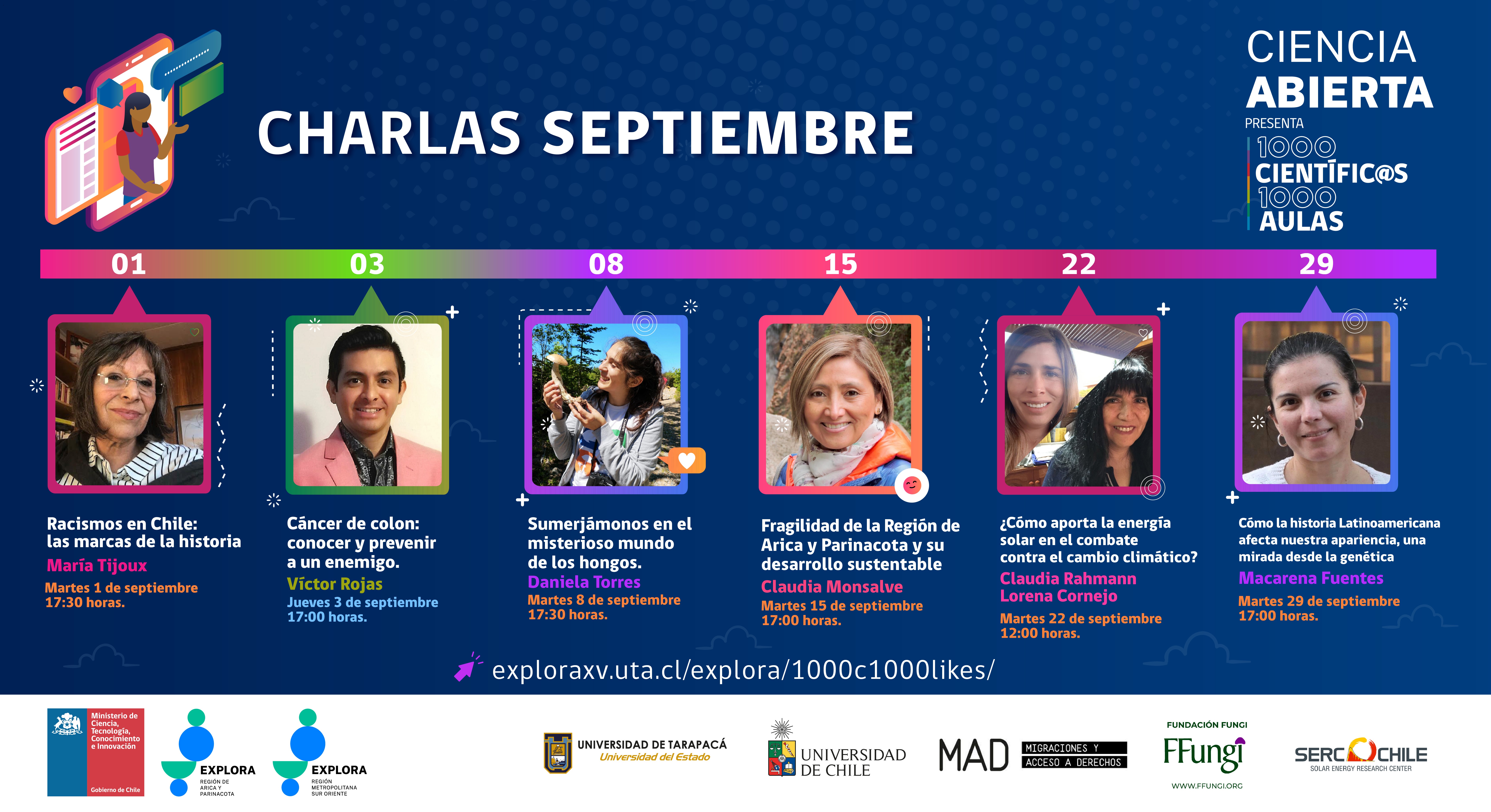 Conoce la programación de septiembre en Ciencia Abierta