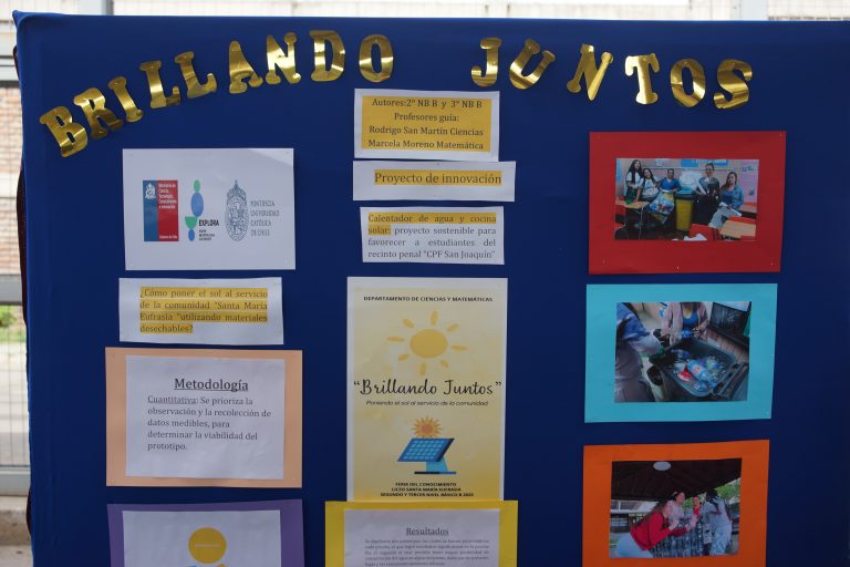 «Brillando Juntos», el proyecto IIE de estudiantes del Liceo María Eufrasia que impulsa el uso de la energía solar al interior del Centro Penitenciario Femenino