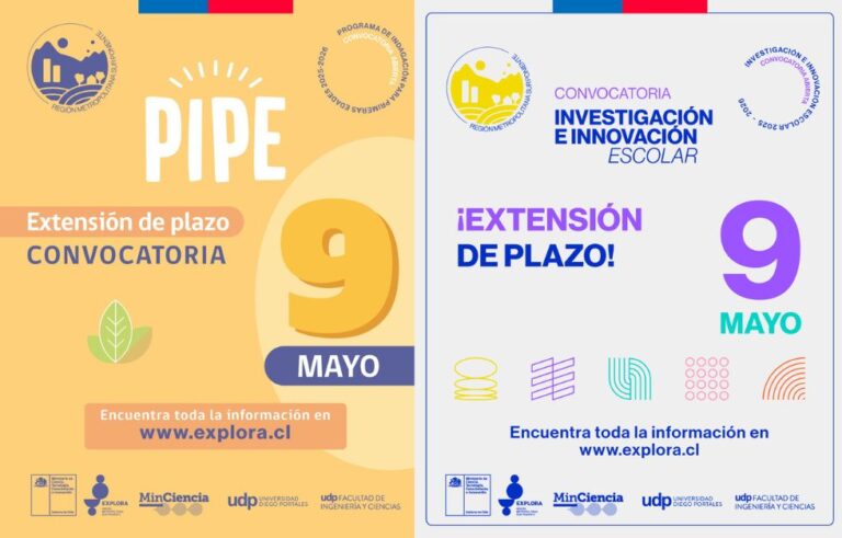 ¡Extensión de plazo en convocatorias PIPE e IIE