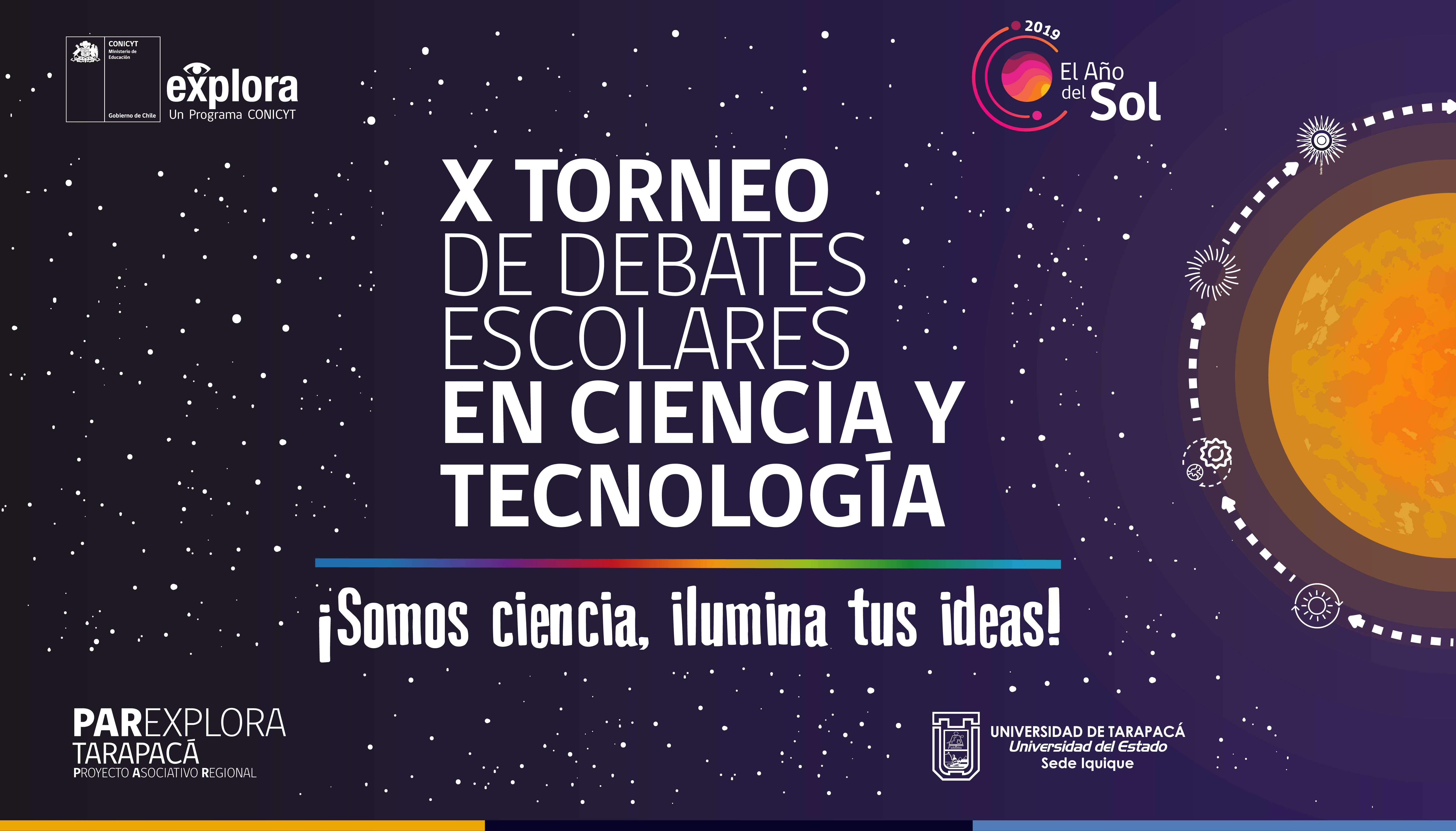 X Torneo de Debates Escolares en Ciencia y Tecnología
