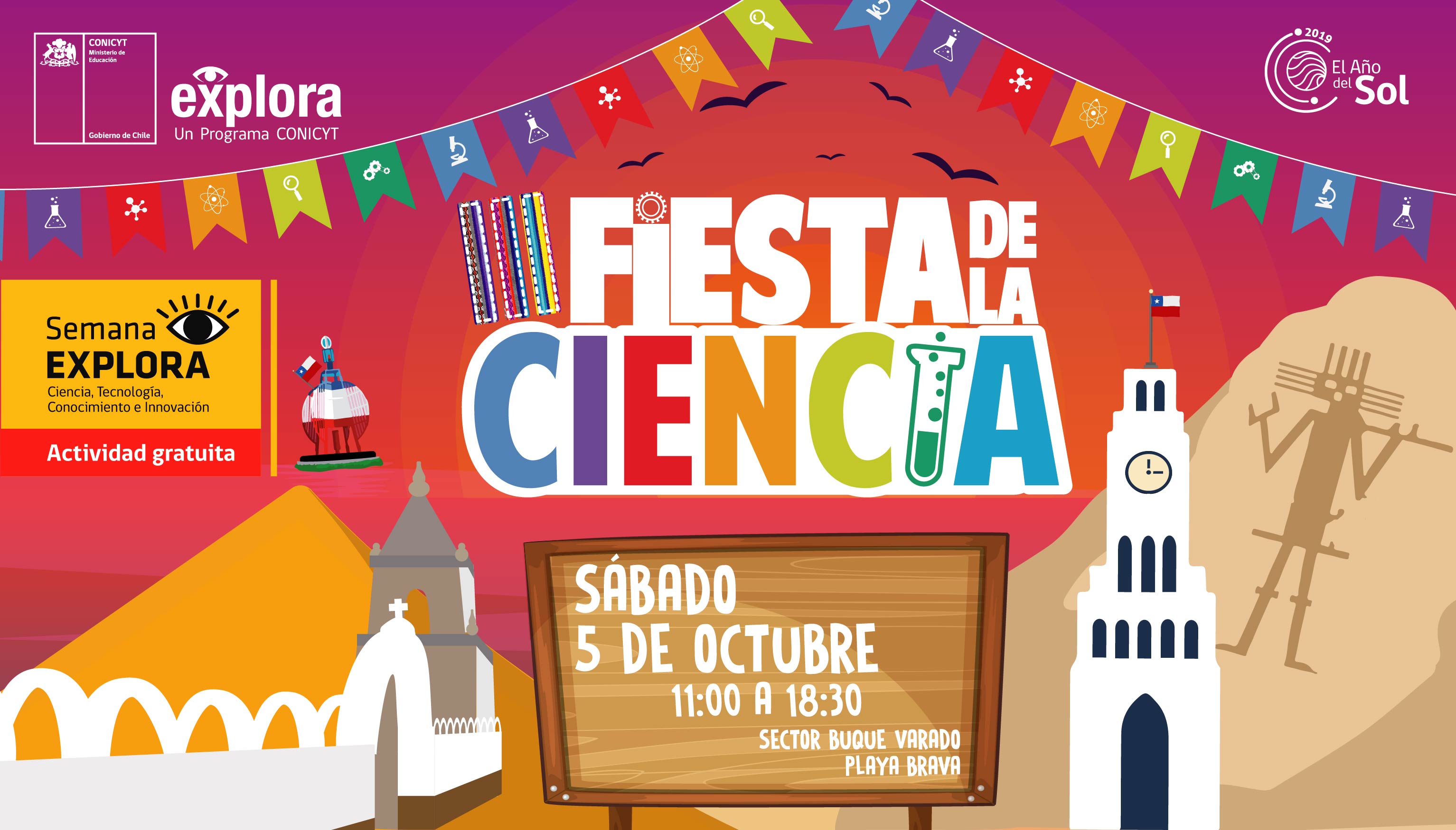 Fiesta de la Ciencia 2019: Sábado 5 de octubre en Buque Varado