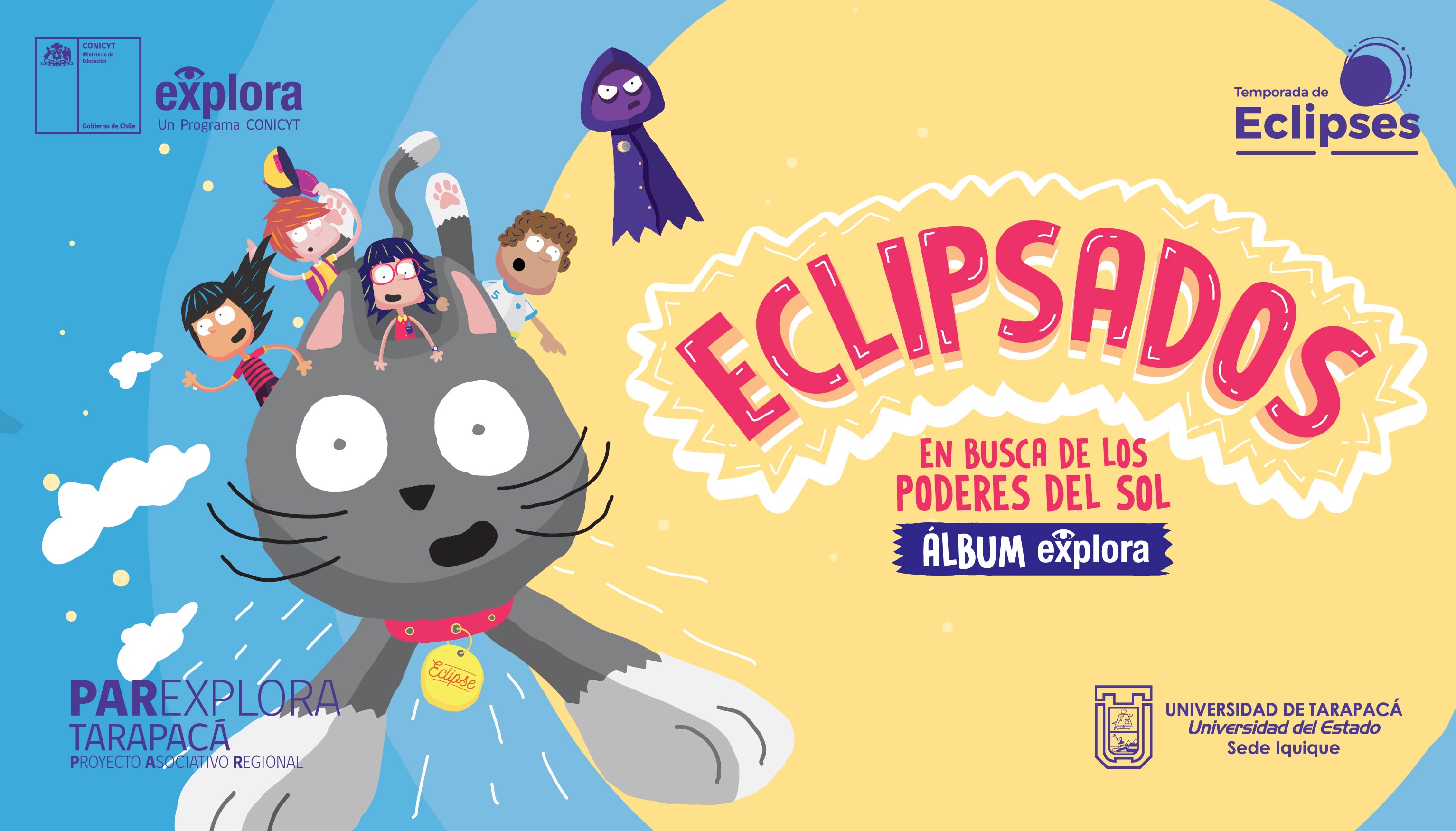 Álbum Explora explica con láminas y experimentos la importancia del sol a los niños y niñas de Tarapacá