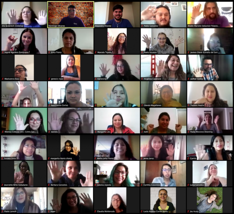 Educadoras se capacitan para desarrollar ciencias de manera virtual con niños y niñas en tiempos de pandemia