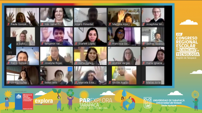 Niños y niñas de Tarapacá felices con el primer congreso virtual de las ciencias