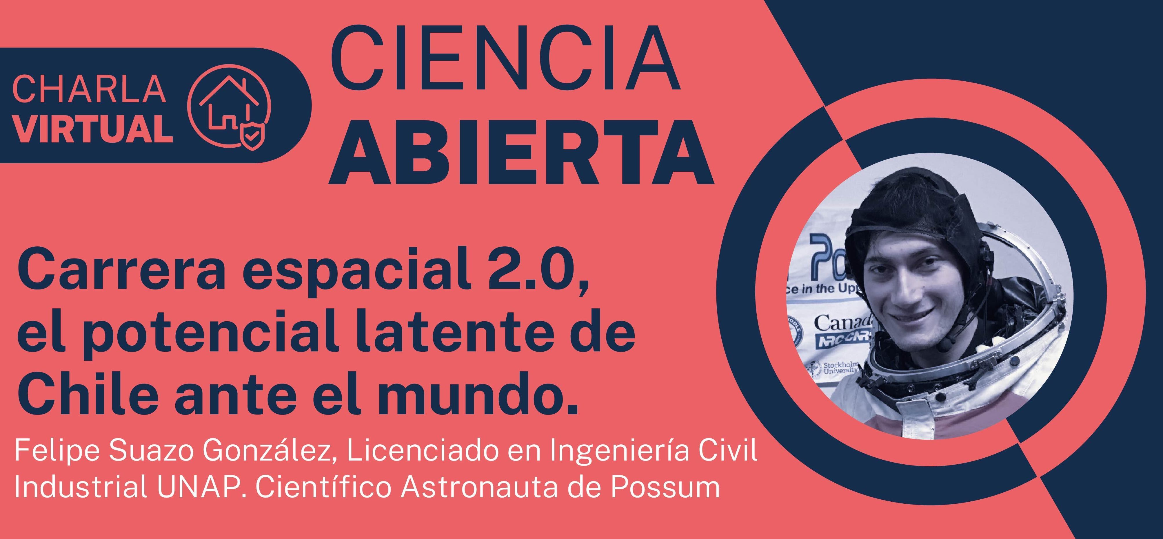 5 de Agosto: Charla de Ciencia Abierta “Carrera Espacial 2.0”