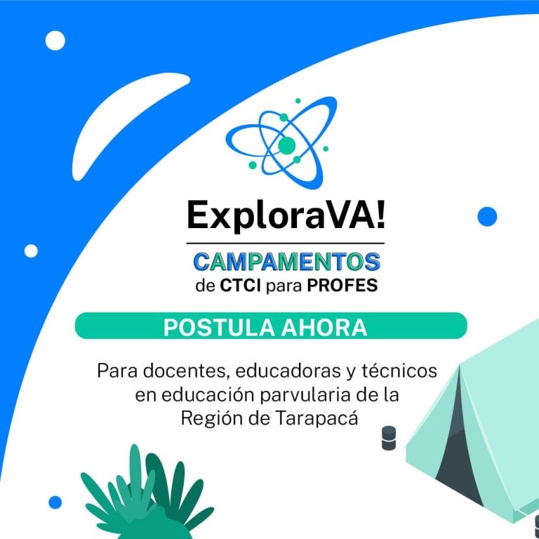 Últimos días para postular a Campamento de Ciencias para Profes ¡Explora Va!