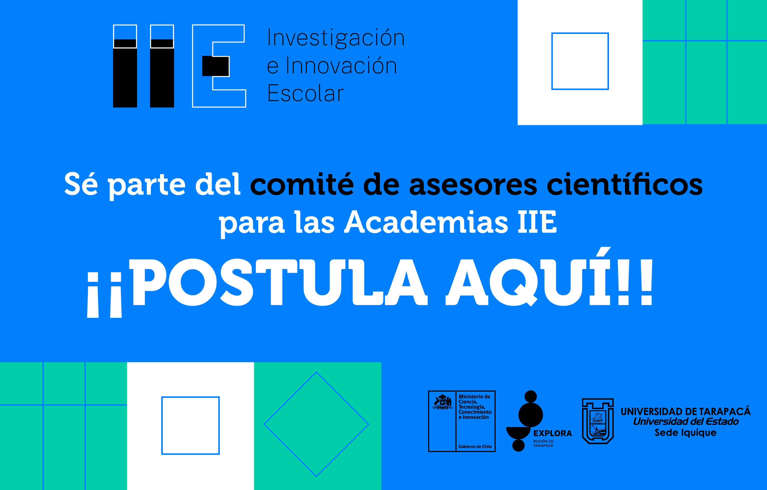¿QUIÉRES SER ASESOR CIENTÍFICO DE PROYECTOS ESCOLARES? ¡POSTULA AQUÍ!