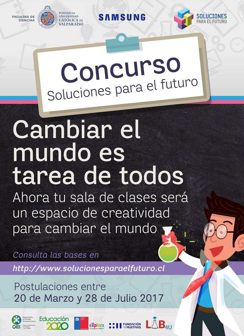 Participa en el concurso científico escolar “Soluciones para el Futuro”