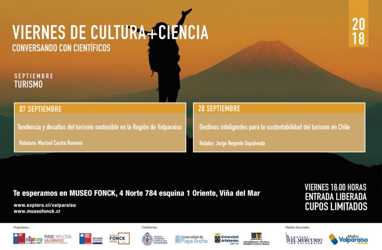 ¡Septiembre, mes de turistas, viajeros y viajeras en el Viernes de Cultura + Ciencia!