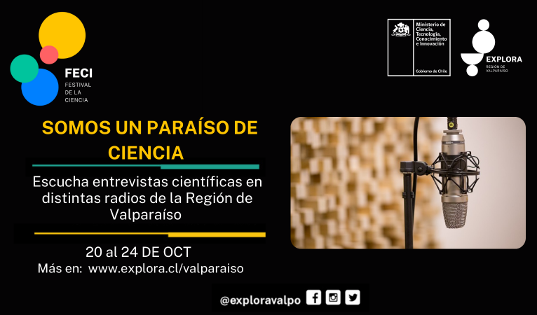Sube la radio y escucha “Somos un paraíso de ciencia” durante el Festival de la Ciencia 2021