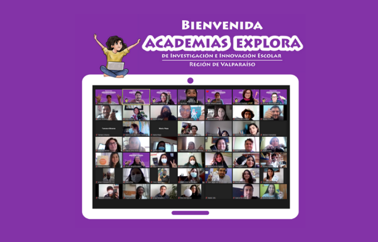 ¡Hacia la aventura de la Investigación e Innovación! Cerca de un centenar de docentes participan en la bienvenida de las Academias Explora 2022