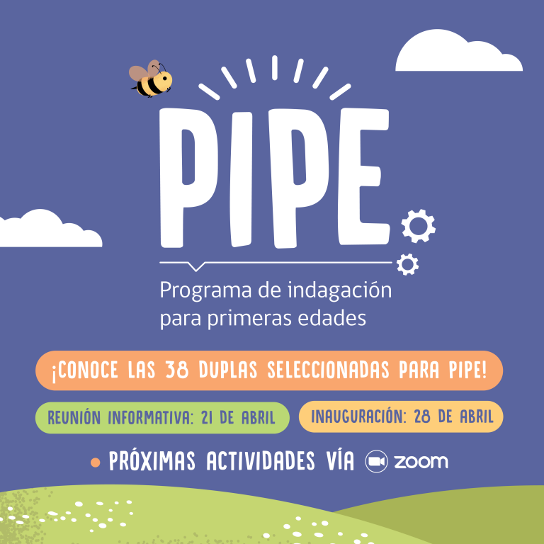 ¡Revisa aquí las 38 duplas seleccionadas para el Programa de Indagación para Primeras Edades 2022!