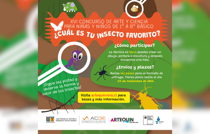 ¡Explora tu creatividad! Participa en el XVI Concurso de Arte y Ciencia: mi insecto favorito