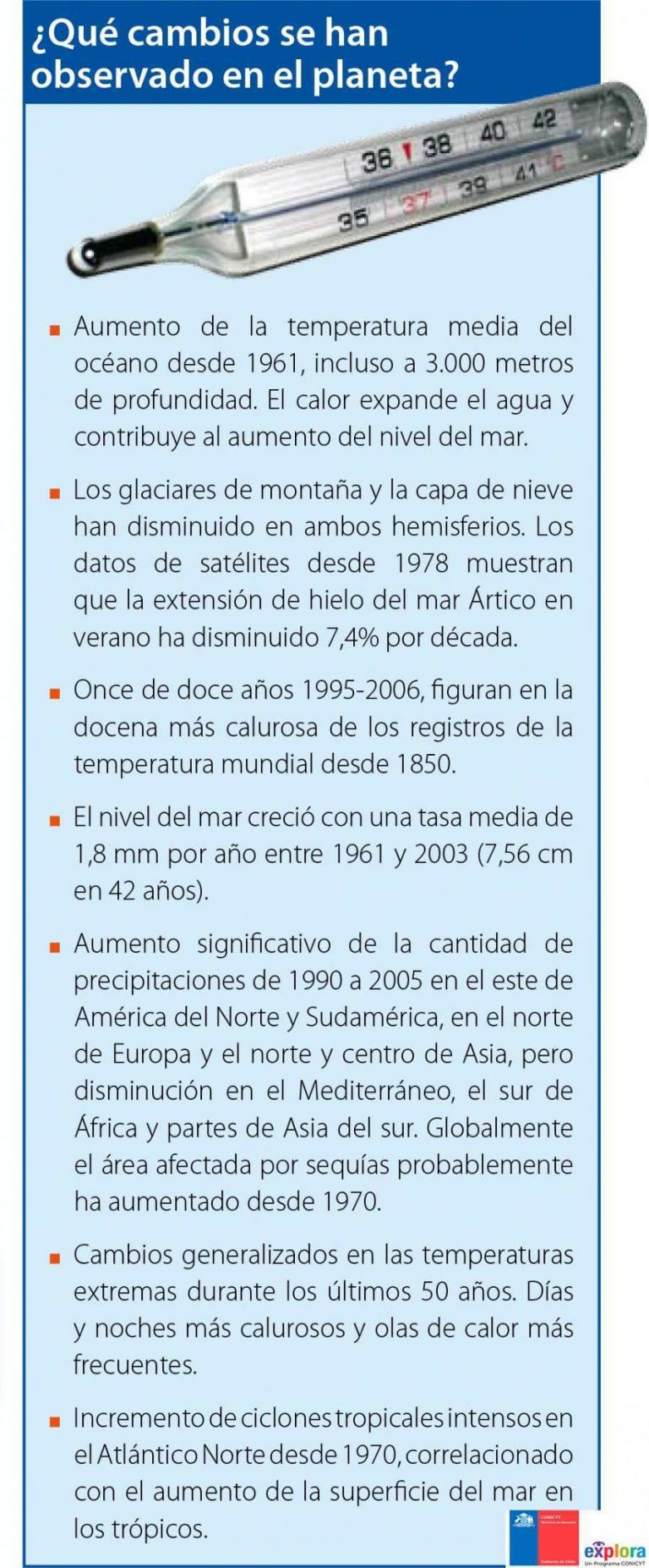 Pocos grados, enormes impactos