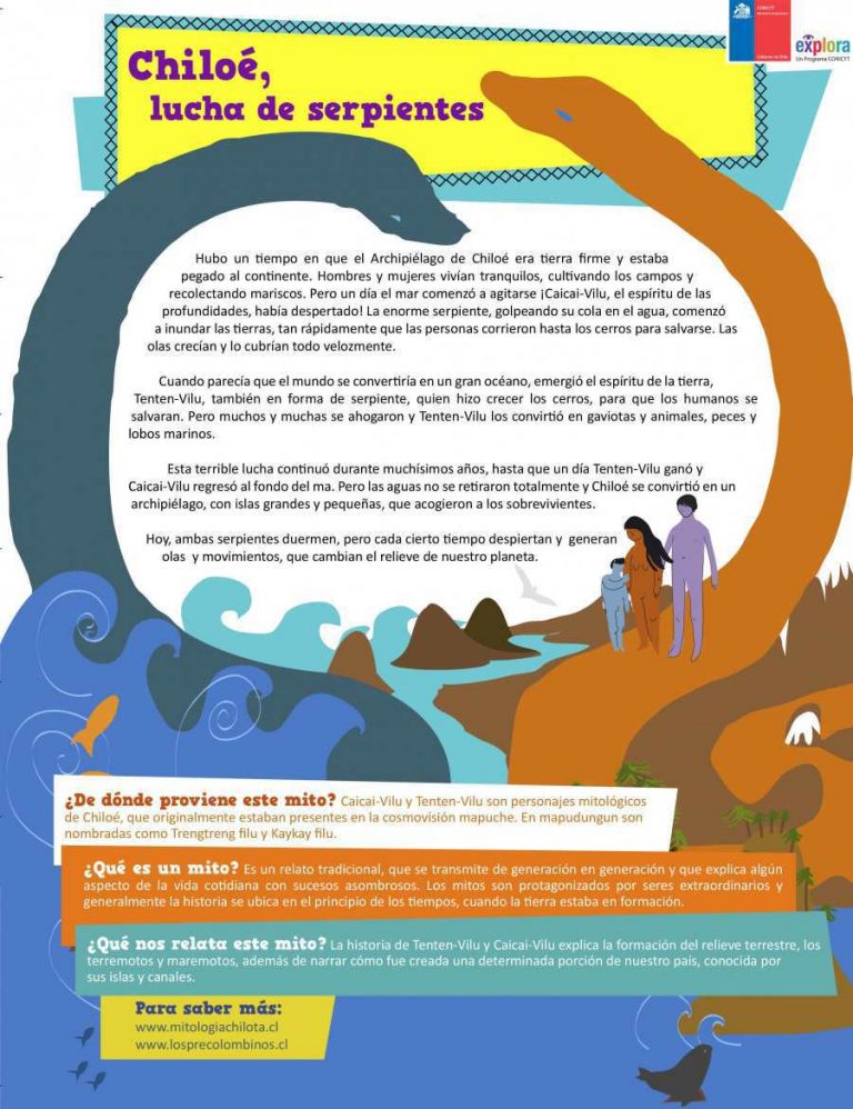 Chiloé, lucha de serpientes