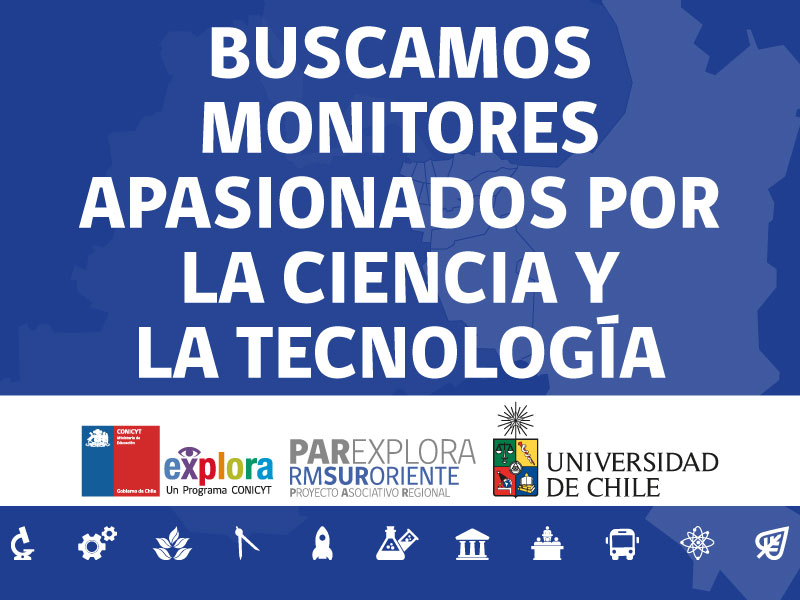 Se buscan monitores PAR Explora RM Sur Oriente