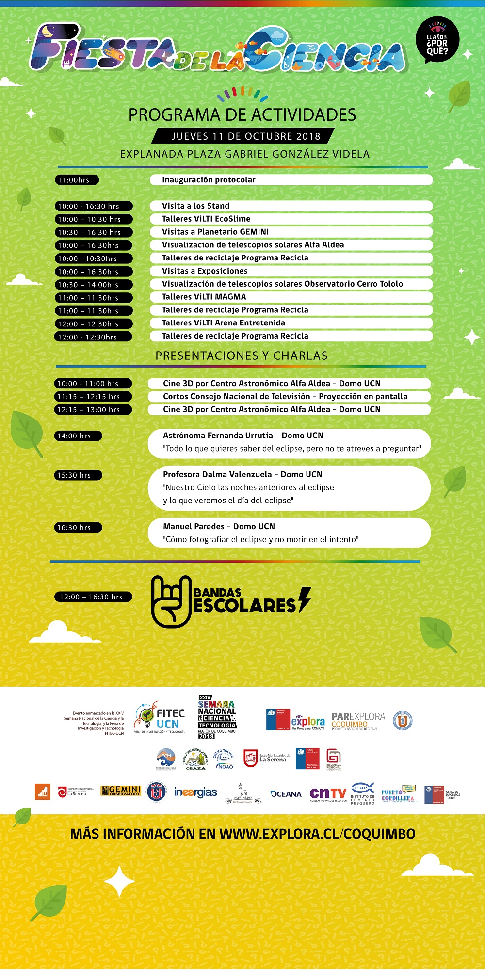 PROGRAMA FIESTA DE LA CIENCIA Mesa de trabajo 1