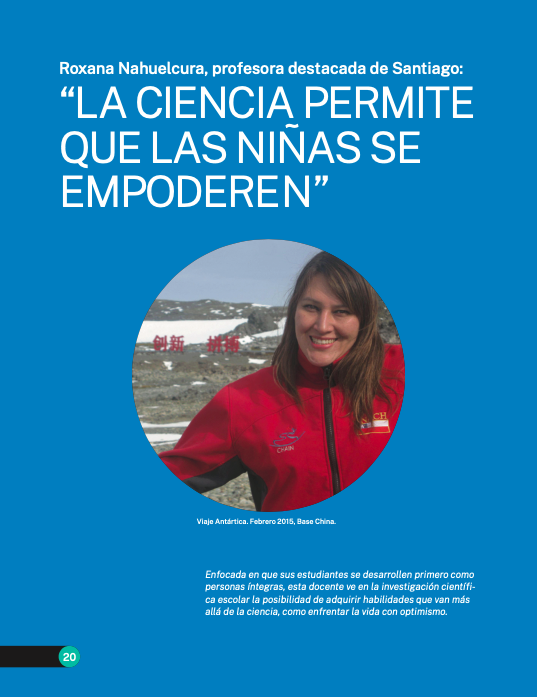 “La ciencia permite que las niñas se empoderen”, Roxana Nahuelcura #25AñosExplora